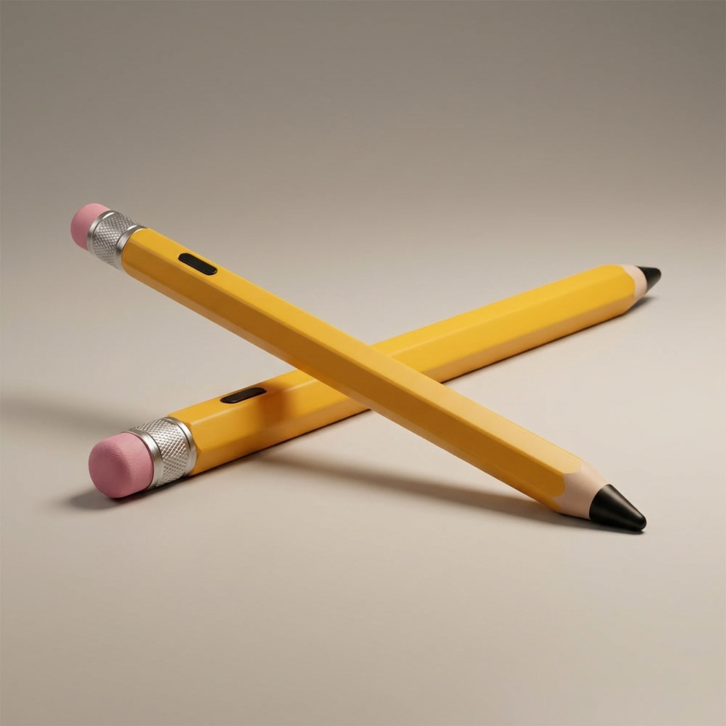 monolyne Pen 02 classic pencil stylus low angle on gray