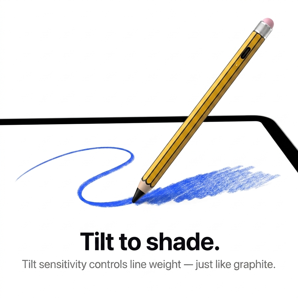 Pen 02 — tilt sensitivity for line weight