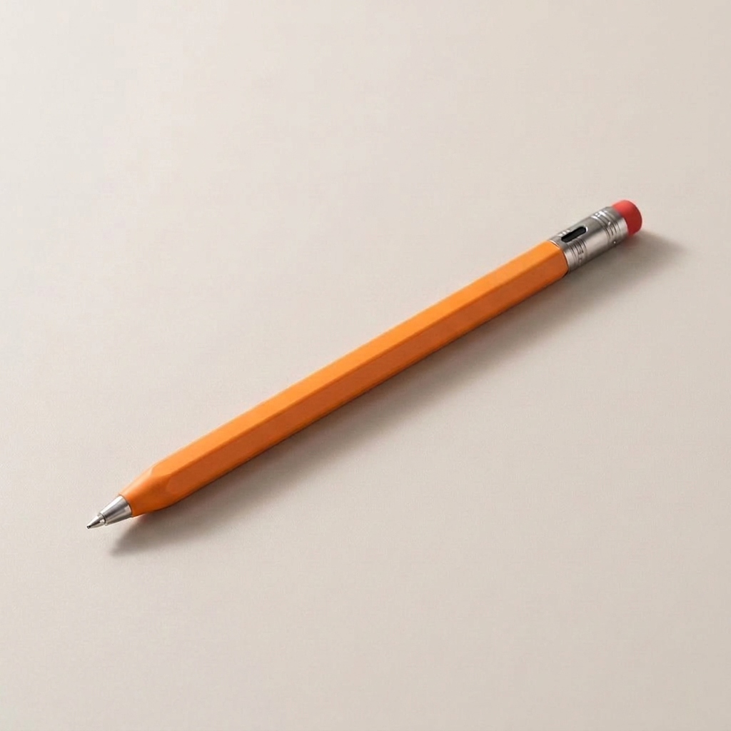 monolyne Pen 01 iPad stylus resting on warm gray studio surface