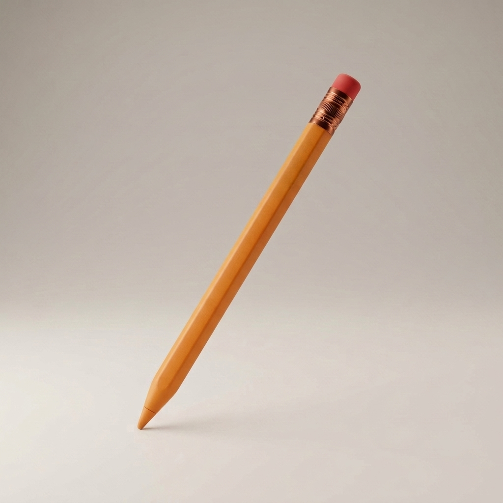 monolyne Pen 01 iPad stylus lying flat with natural shadow