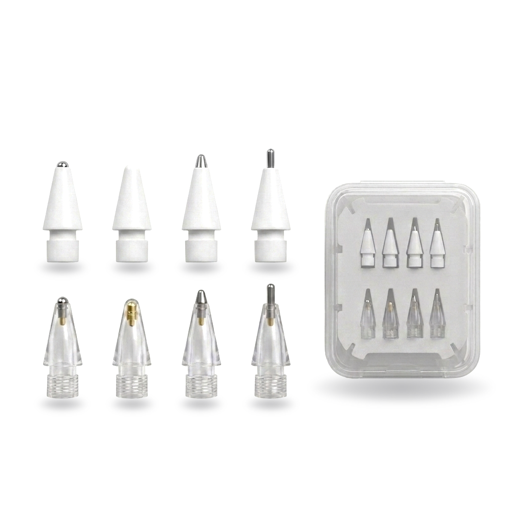 monolyne Tips 01 replacement nib set with storage box on white