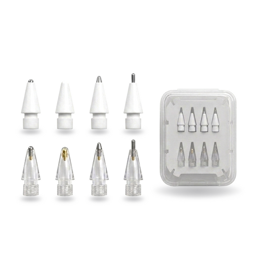 monolyne Tips 01 replacement nib set with storage box on white